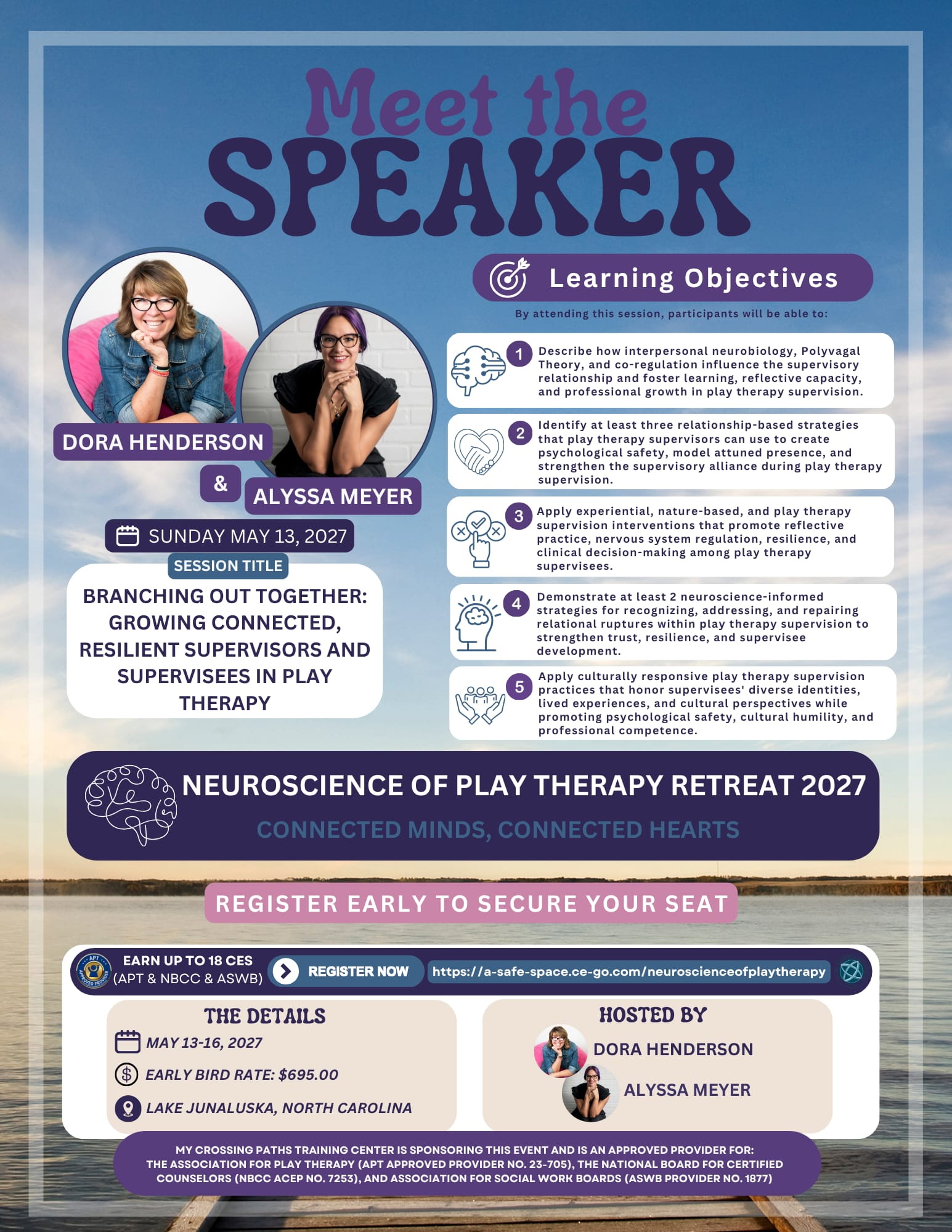 Neuroscience of Play Therapy Retreat 2027 — Connected Minds, Connected Hearts